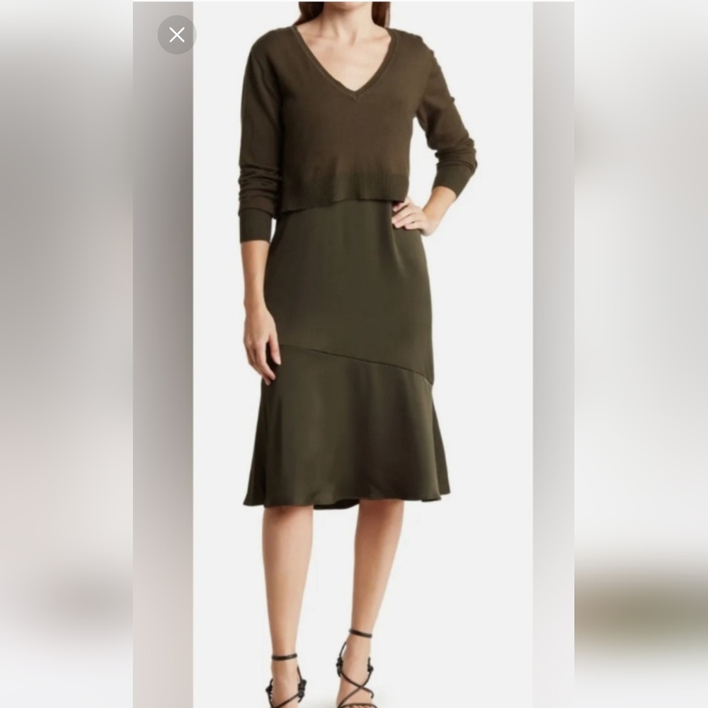 Sam Edelman Sweater And Slip Dress
